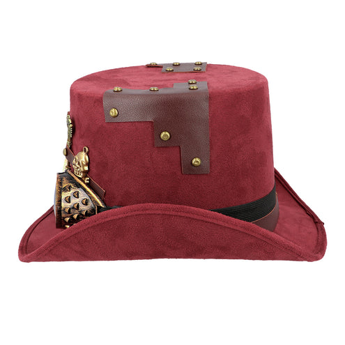 Boland Steampunkhoed bordeaux luxe