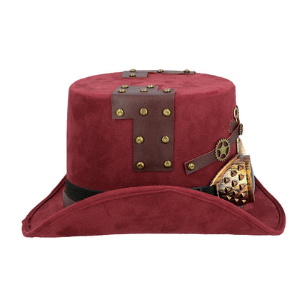 Boland Steampunkhoed bordeaux luxe