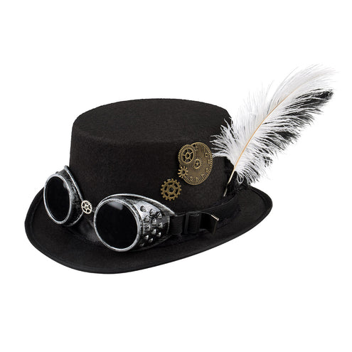 Boland Steampunkhoed zwart Specspunk