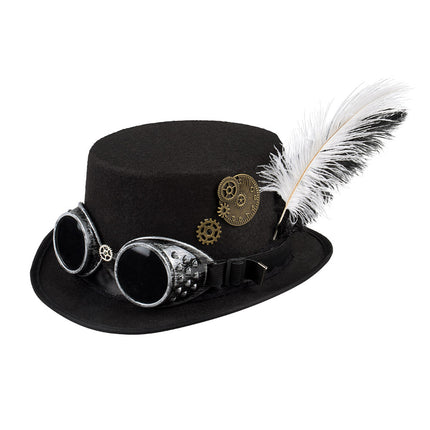 Boland Steampunkhoed zwart Specspunk