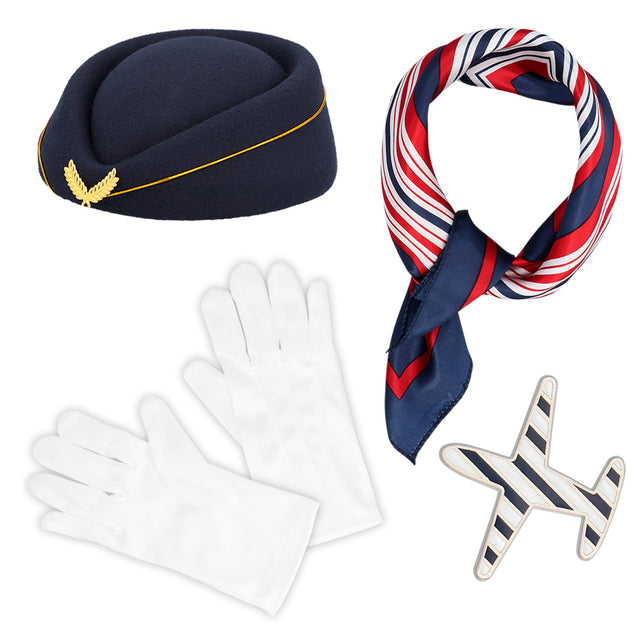 Boland Stewardess accessoires verkleed set