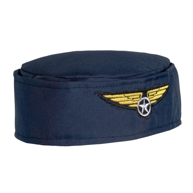 Boland Stewardess hoed blauw