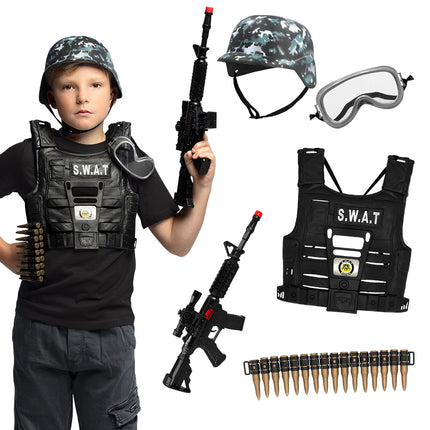 Boland S.W.A.T. verkleedset kinderen compleer