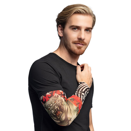 Boland Tatoeage mouw Tiger