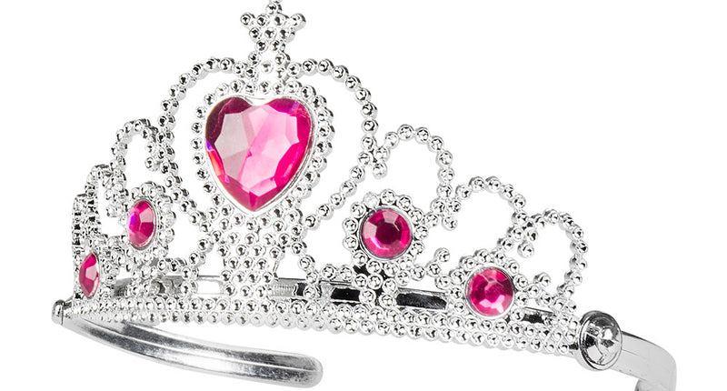 Boland Tiara Grace prinsessen kroon roze