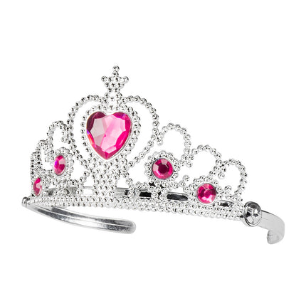 Boland Tiara Grace prinsessen kroon roze