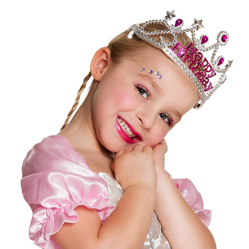 Boland Tiara Jarige Jet 'Happy Birthday'