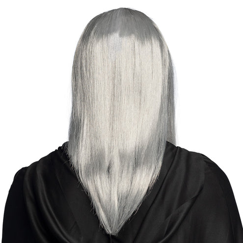 Boland Tovenaar pruik Magier met baard grijs