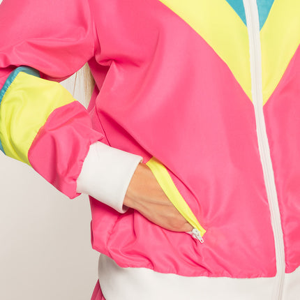 Boland Trainingspak Retro babe neon roze