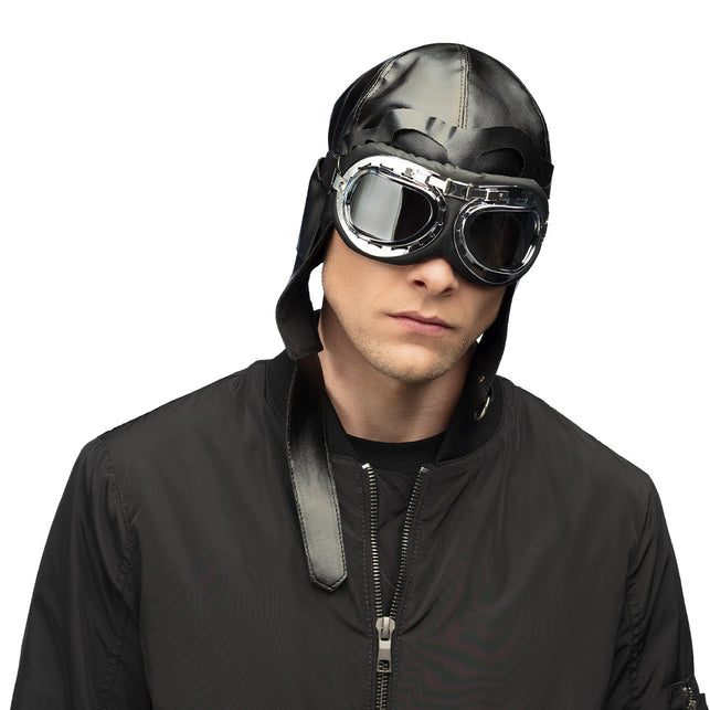 Boland Verkleedset vliegenier retro set Airborne