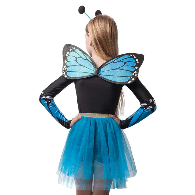 Boland Vlinder verkleed set blauw kind