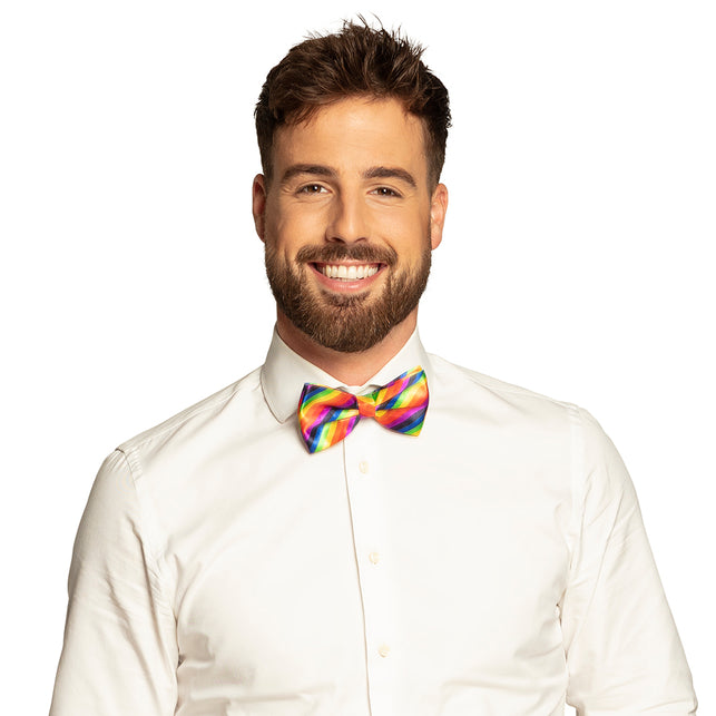 Boland Vlinderstrik Regenboog kleuren