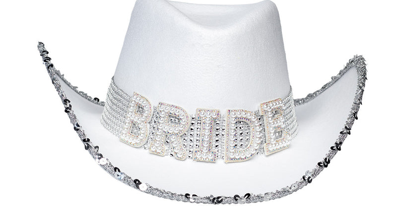 Boland Witte cowboyhoed 'Bride'