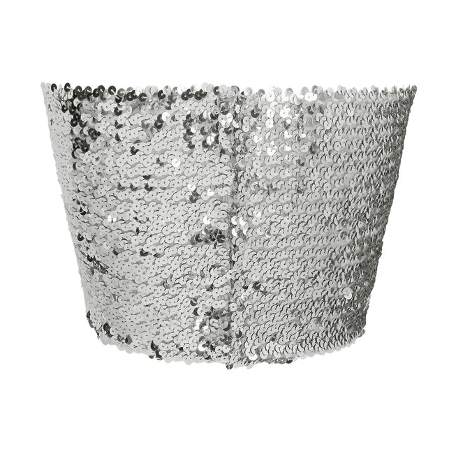 Boland Zilveren glitter festival top Sparkle (dames, M/L)