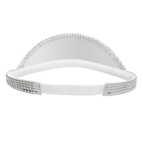 Boland Zilveren spiegel zonneklep glitter pailletten