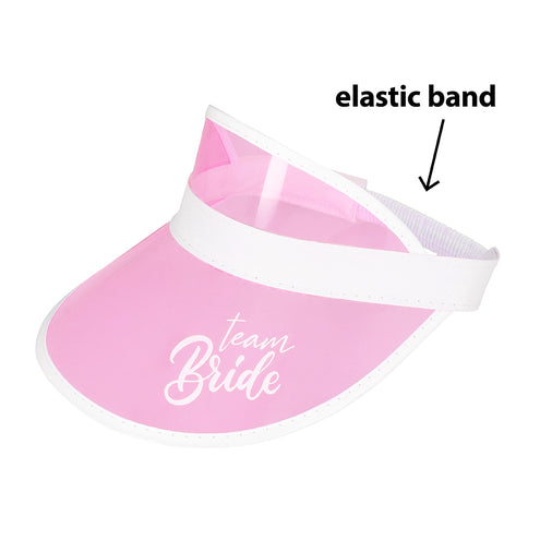 Boland Zonneklep 'Team bride' roze