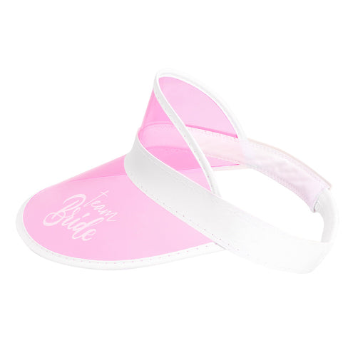 Boland Zonneklep 'Team bride' roze