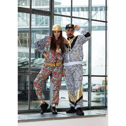 Boland Zwarte pet Dollar Money maker zwart