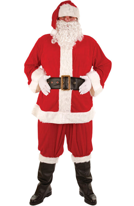 Deluxe kerstman pak 8delig