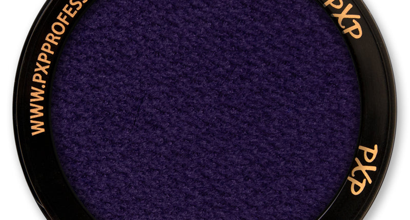 Donkerblauwe PXP waterschmink in zwart potje van 10 gram, matte dark blue kleur voor gezichtsschmink