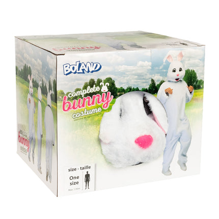 Doos van het Boland konijnpak Bouncing bunny met jumpsuit en masker