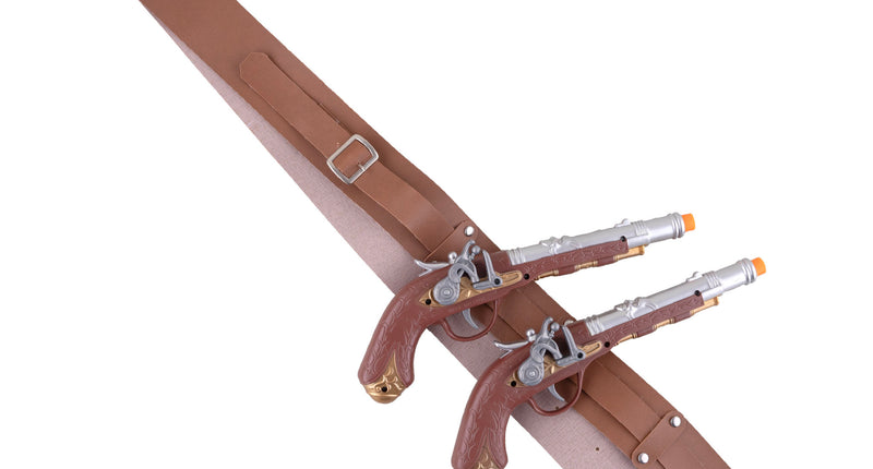 Funny Fashion 2 Piraten pistolen met riem