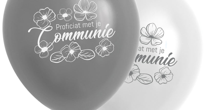 Funny Fashion Ballonnen gefeliciteerd met je communie