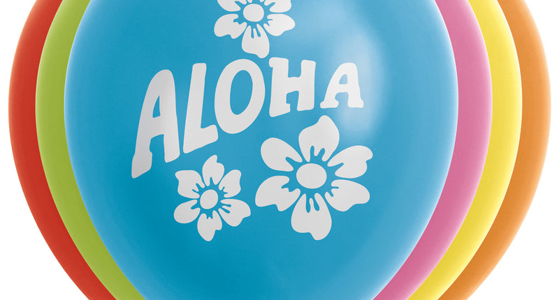 Funny Fashion Ballonnen Hawaii Aloha