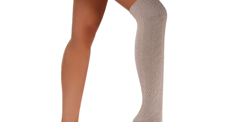 Funny Fashion Beige Tiroler kniekousen