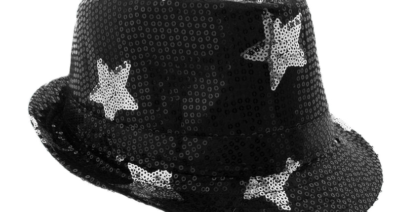 Funny Fashion Blues Brothers hoed met sterren