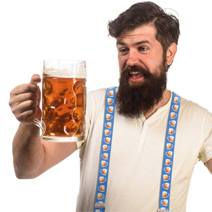 Funny Fashion Bretel met bierpullen