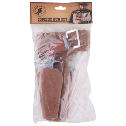 Funny Fashion Cowboyholster met 2 pistolen