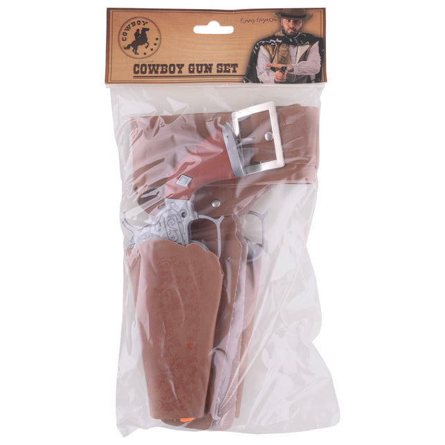 Funny Fashion Cowboyholster met 2 pistolen