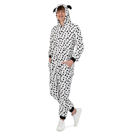 Funny Fashion Dalmatiër pak onesie volwassenen Declan