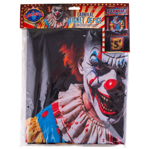 Funny Fashion Deurgordijn clown Halloween