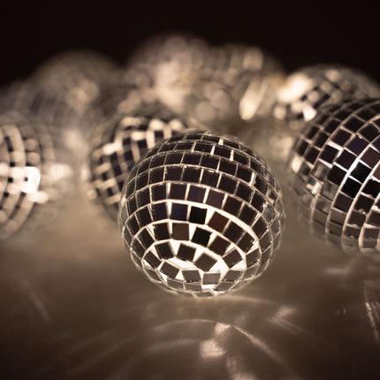 Funny Fashion Disco ballen slinger met verlichting