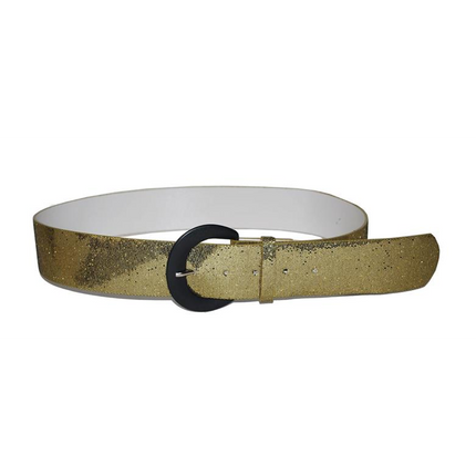 Funny Fashion Disco riemen met glitters