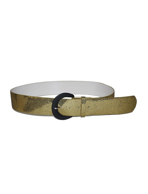 Funny Fashion Disco riemen met glitters