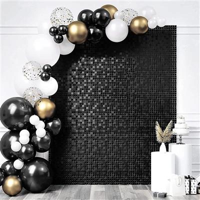 Funny Fashion Folie achtergrond zwart voor Photo booth en bruiloften