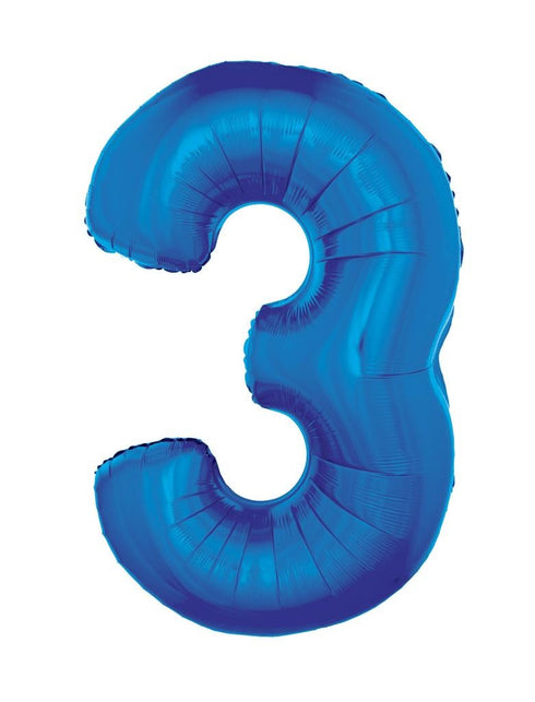 Funny Fashion Folieballon 102 cm blauw