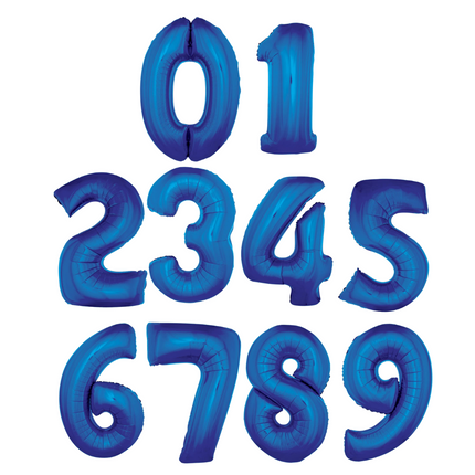 Funny Fashion Folieballon 102 cm blauw