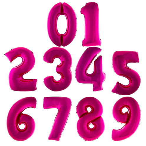 Funny Fashion Folieballon 41 cm op stokje roze