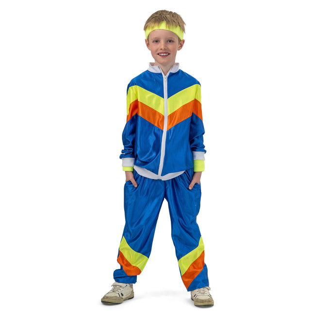 Funny Fashion Fout trainingspak blauw kinderen