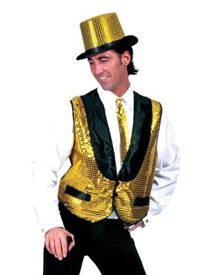 Funny Fashion Gilet basic goud