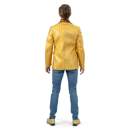 Funny Fashion Gouden slipjas heren Grant