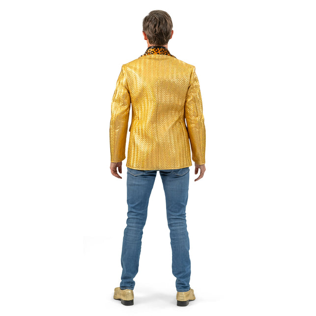 Funny Fashion Gouden slipjas heren Grant