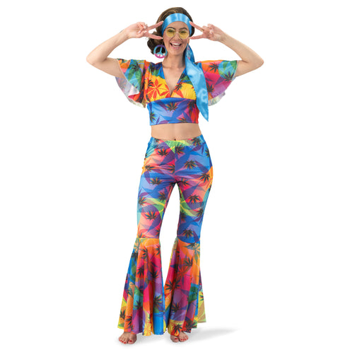 Funny Fashion Hippie pak wiet print dames