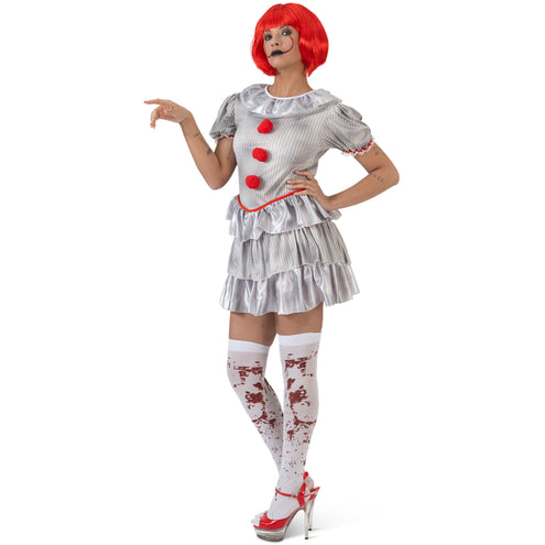 Funny Fashion IT pennywise jurkje dames