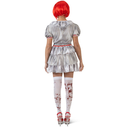 Funny Fashion IT pennywise jurkje dames
