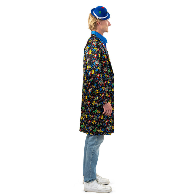 Funny Fashion Jas met clowntjes heren